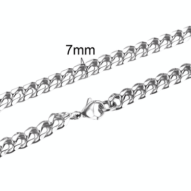 Men's Cuban Link Necklaces - 3 To 7 MM -, Necklace , Drestiny , Australia, Black, Canada, Gender_Men, Gold, Necklaces, New Zealand, Silver, United Kingdom, United States , Drestiny , www.shopdrestiny.com